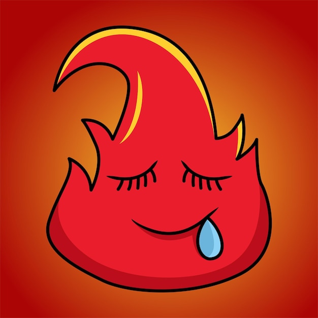 Brand emoji karakter cartoon afbeelding
