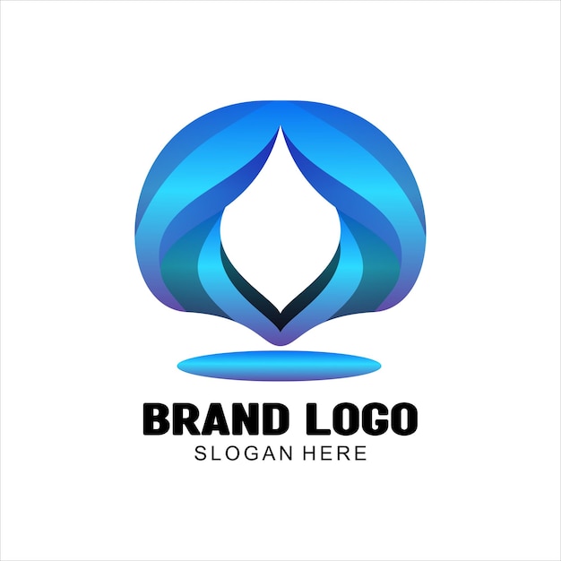 Brand gradient logo design