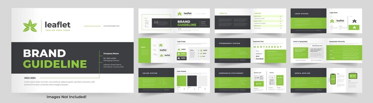 Vector 브랜드 가이드라인 랜드스케이프 브랜드 가이드라인
