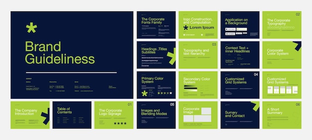 Brand Guidelines Identity template