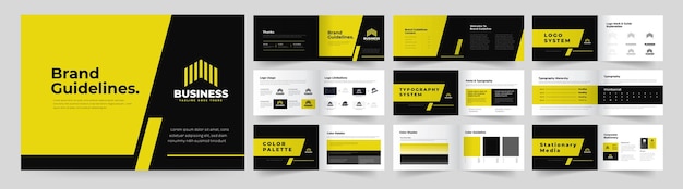 Brand guidelines and landscape brand identity guidelines