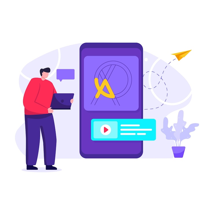 वेक्टर brand identity in flat illustration design