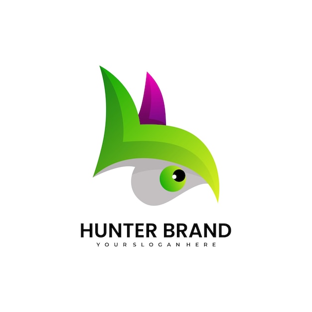 Vector brand logo modern gradient