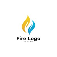 Brand logo ontwerp vector template drop silhouet. elegante brandende creatieve druppels.