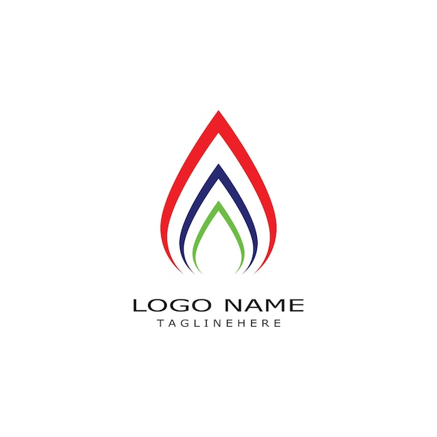 Brand logo vector sjabloonontwerp