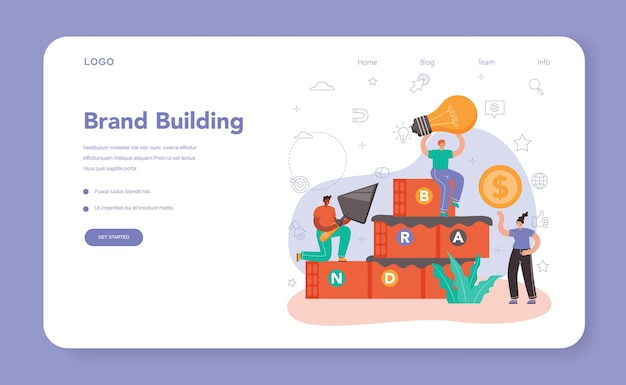 ブランド管理ウェブバナーまたはランディングページマネージャーの開発
