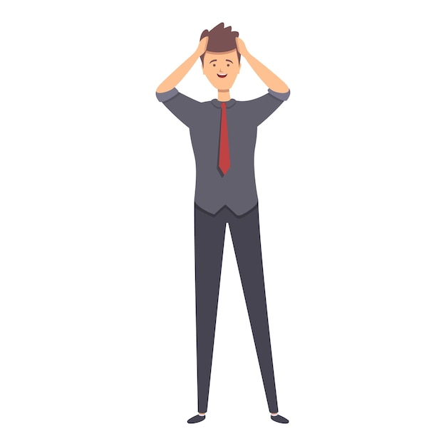 Brand mind icon cartoon vector Marketing brain Customer strategy