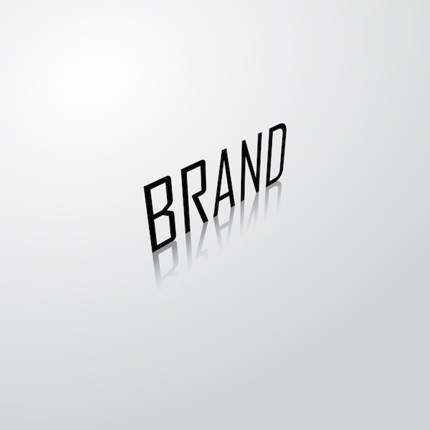 Vector brand name background