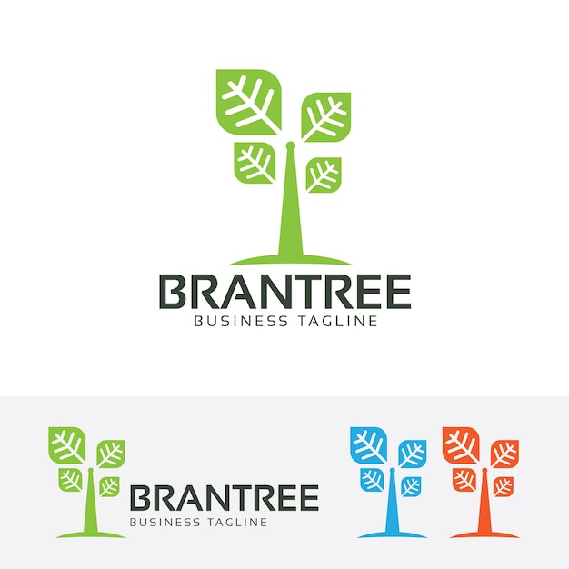 Brand tree, logo template