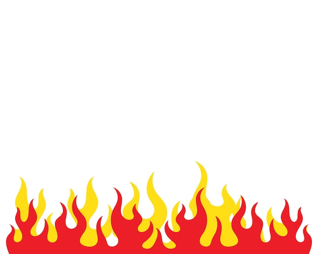 Brand vlam logo pictogram vector illustratie ontwerp
