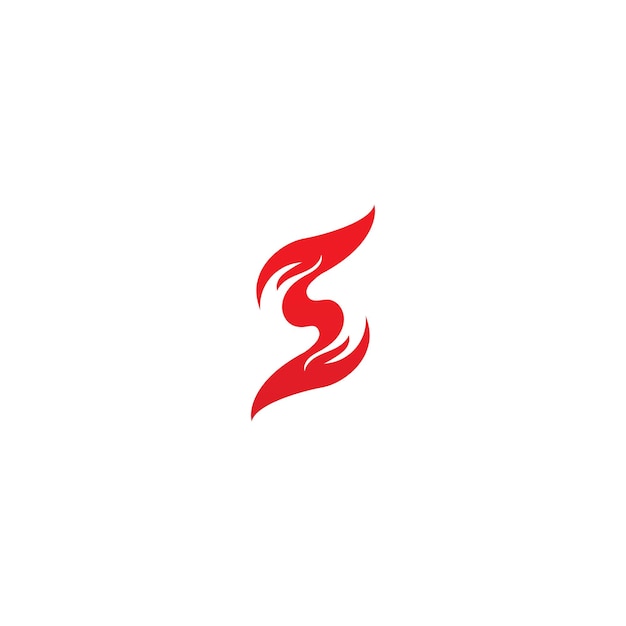 Brand vlam Logo sjabloon vector pictogram Olie gas en energie logo