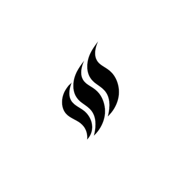 Brand vlam logo sjabloon vector
