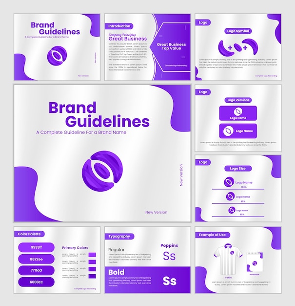 Vector brandguidline design