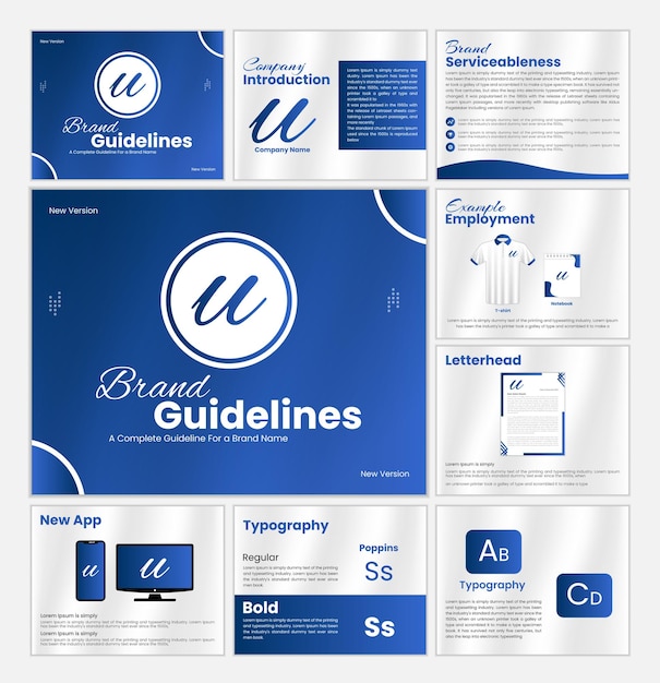 Vector brandguidline design