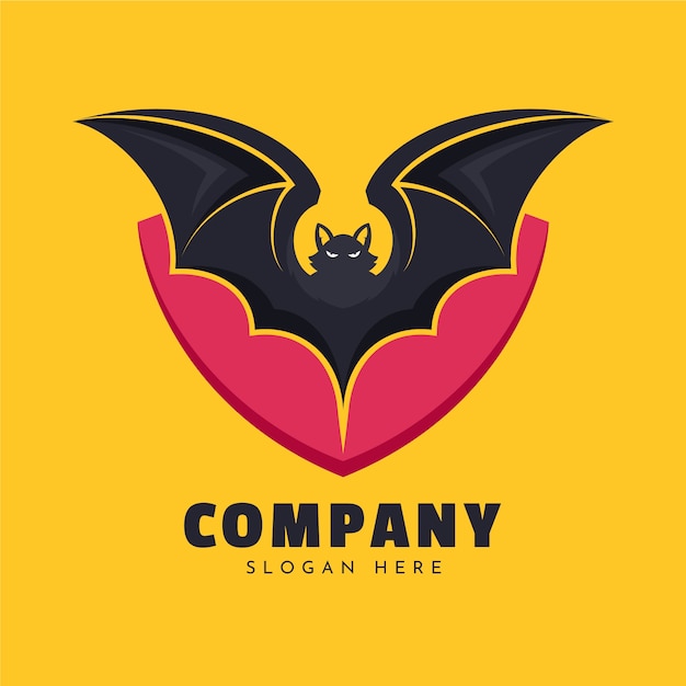 Vector branding bat logo template