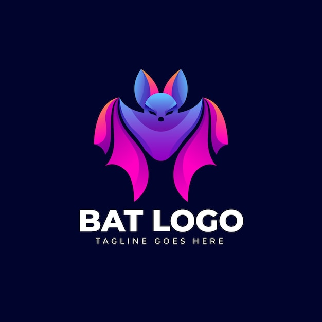 Vector branding bat logo template