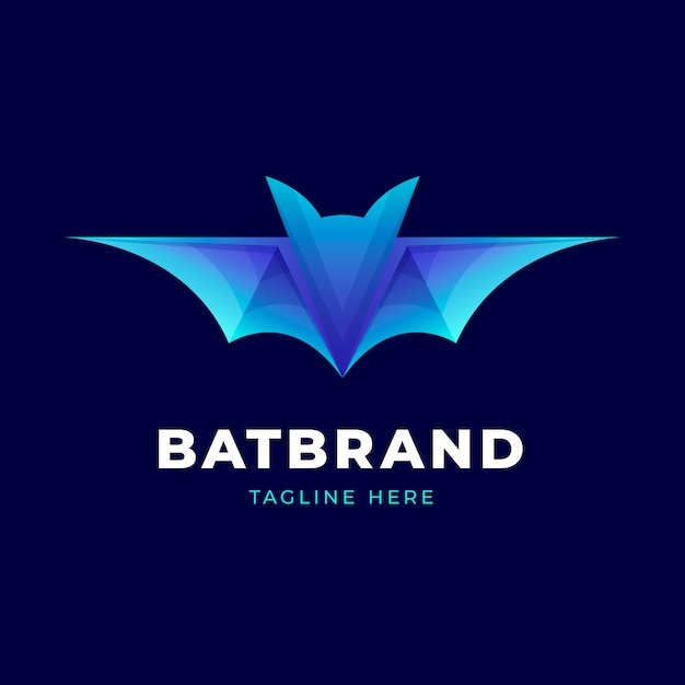 Vector branding bat logo template