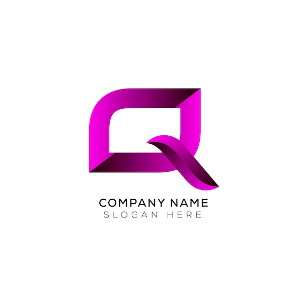 Branding identiteit corporate vector Q logo ontwerp