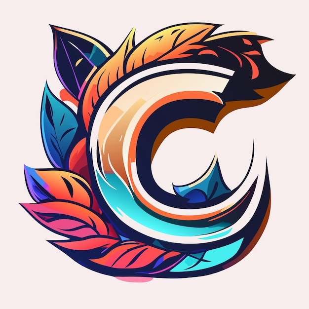 Фирменный стиль Корпоративный векторный дизайн логотипа C Шаблон