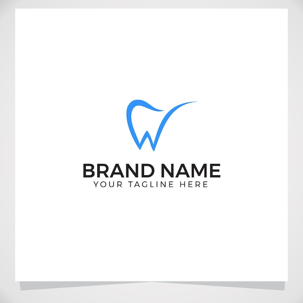 Branding identity corporate dentist vector logo design