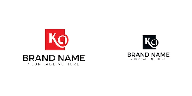 Branding identity corporate k logo design