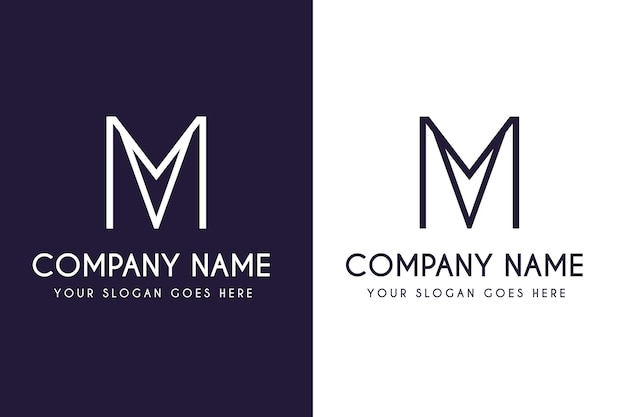 Branding identity corporate a logo vector design template