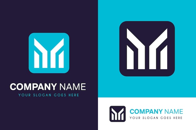 Branding identity corporate a logo vector design template