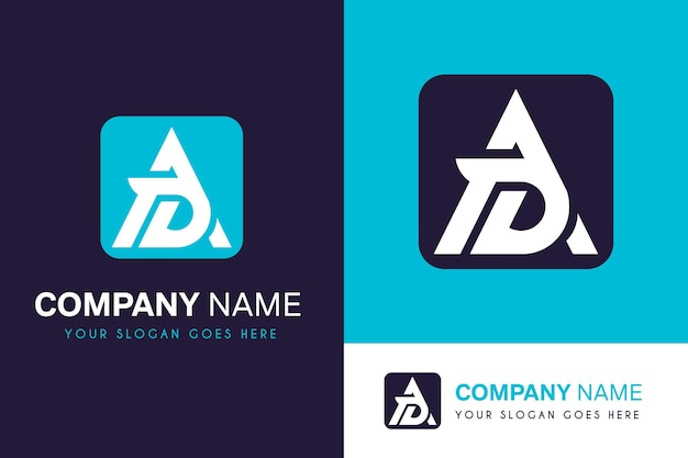 Branding identity corporate a logo vector design template