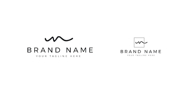 Branding identity corporate M logo design v2