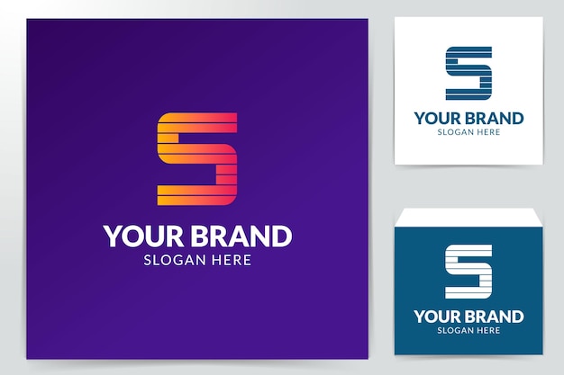 Branding identity corporate S logo vector design template