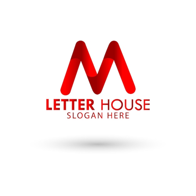 Branding identity corporate vector logo letter m design