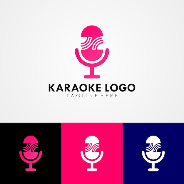 Branding logo for karaoke company