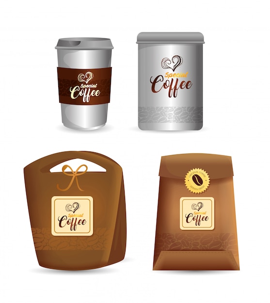 Branding mockup set for coffee shop, restaurant, corporate identity mockup, presentations of coffee special