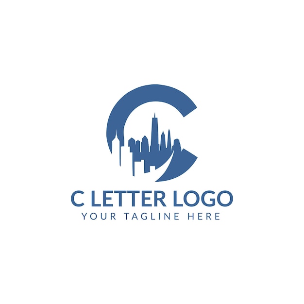 Branding sign C letter logo vector design Template