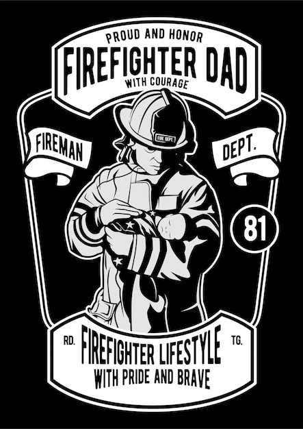 Brandweerman papa