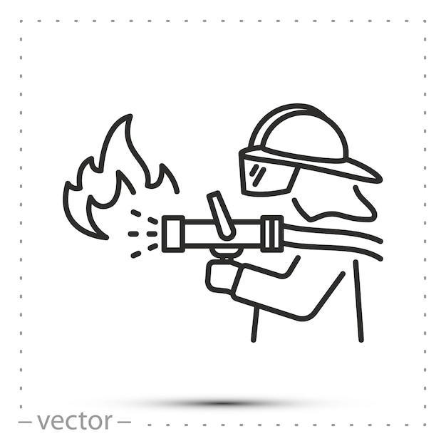 brandweerman pictogram