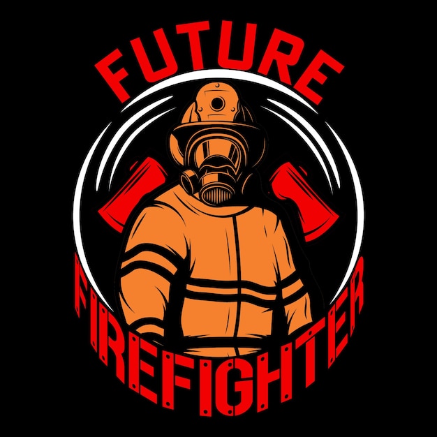 Brandweerman tshirt ontwerp en vechter minnaar tshirt ontwerp brandweerman minnaar