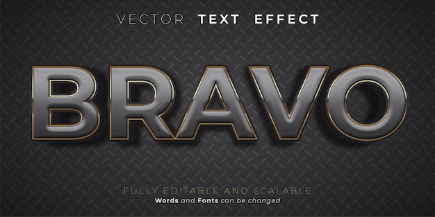 Bravo bewerkbare teksttitel in 3D-stijl