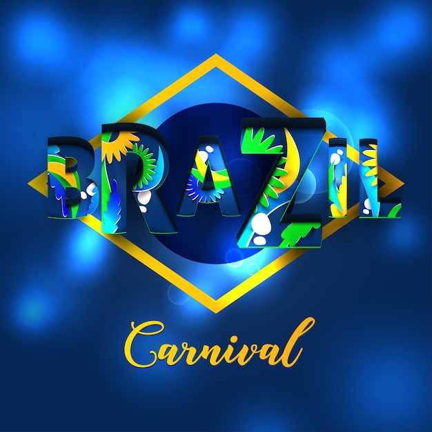 Brazil carnival celebration letter