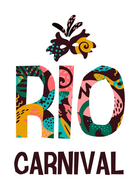 Vector brazil carnival