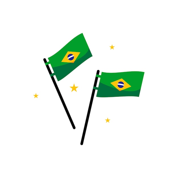 Brazil Element Independence Day Illustration Design Vector