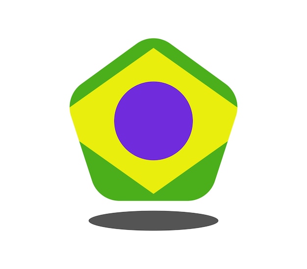 Vector brazil flag