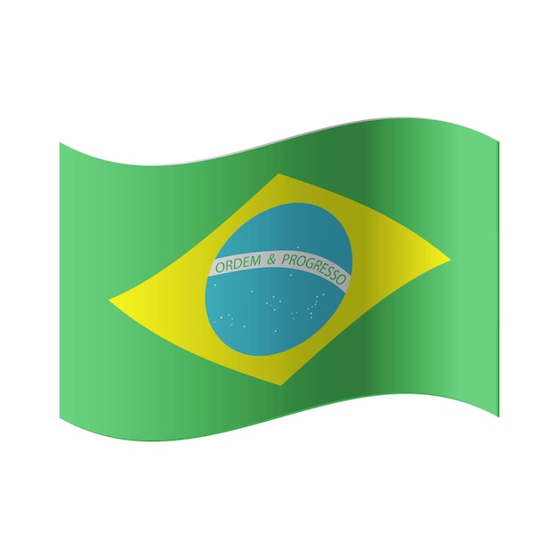 Vector brazil flag