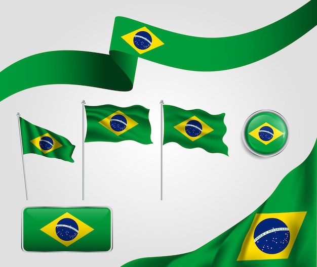 Brazil Flags Collection