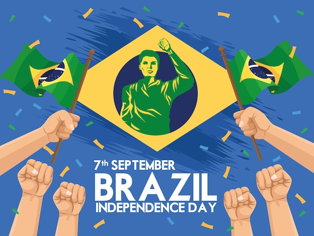 Brazil independence card