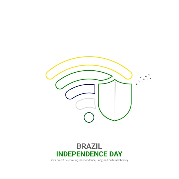 brazil independence day brazil independence day creative ads design social media post vector 3D illustration