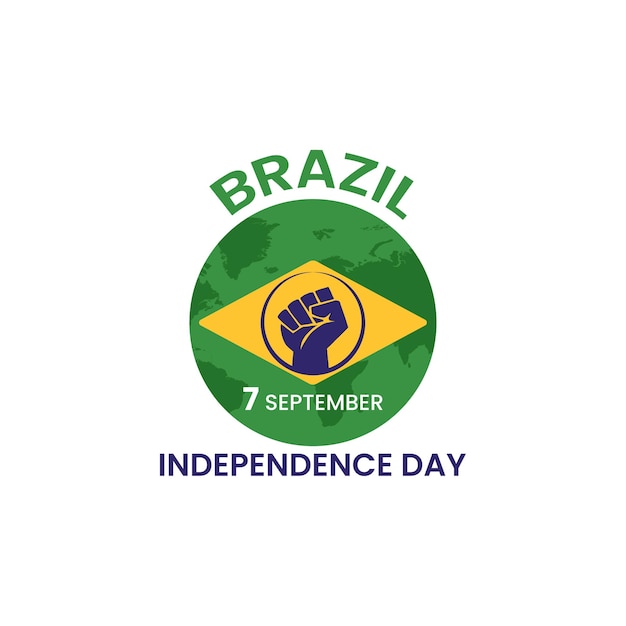 Brazil Independence day creative design