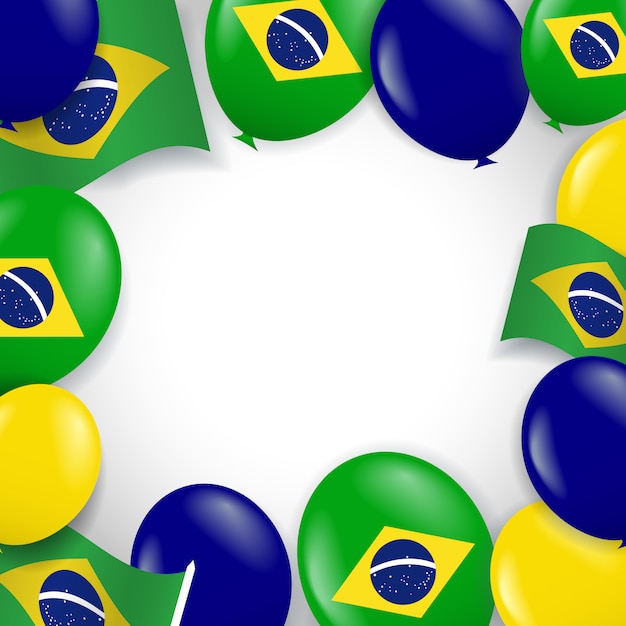 Brazil independence day illustration