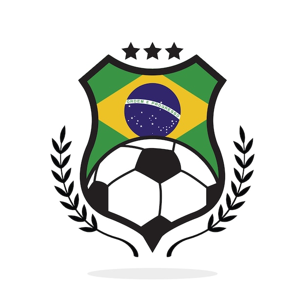 Brazil national flag football crest