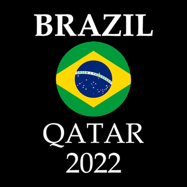 Бразилия Катар 2022 Дизайн футболки